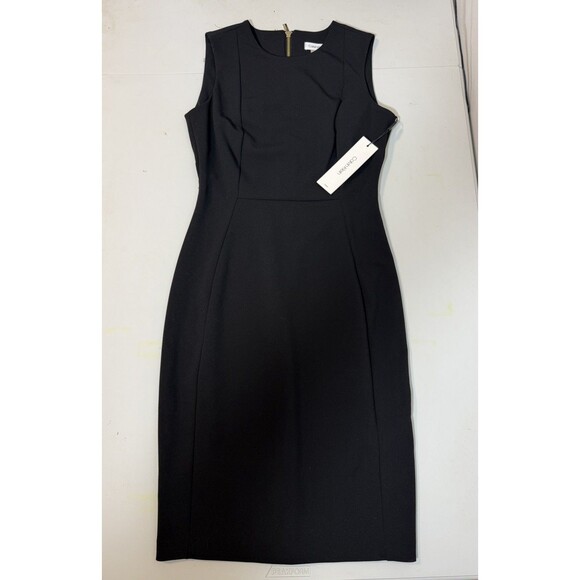 Calvin Klein Dresses & Skirts - NWT Calvin Klein Woman’s Sleeveless Sheath Black Dress, Size 4
